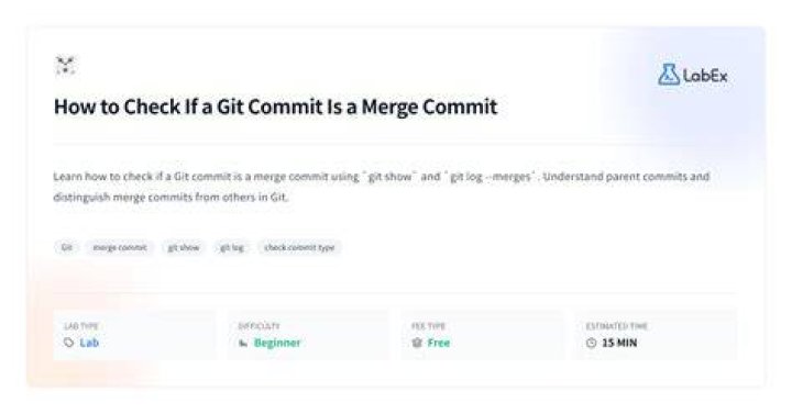 Is merge a commit?