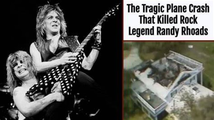 Why did randy rhoads plane crash?